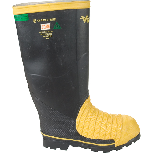 Miner 49er Professional Mining Boots, Rubber, Steel Toe, Size 7 Ottawa Fastener Supply