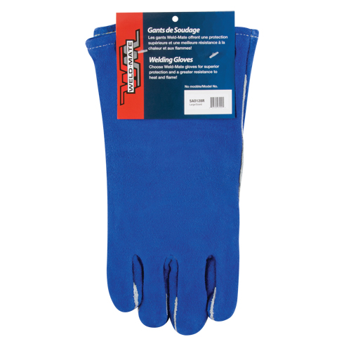 Double Palm & Thumb Welding Gloves, Split Cowhide, Size Large Ottawa Fastener Supply