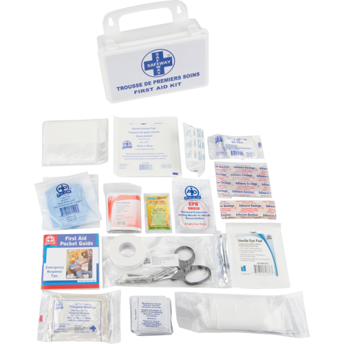 First Aid Kit, Class 1 Medical Device, Plastic B Ottawa Fastener Supply