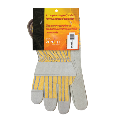 Superior Quality Fitters Gloves, 2X-Large, Split Cowhide Palm, Cotton Inner Lining Ottawa Fastener Supply