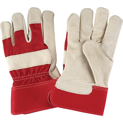 Gants d'ajusteur &agrave; paume s&egrave;che de premi&egrave;re qualit&eacute;, Grand, Paume en Cuir fleur de vache, Doublure en Coton Ottawa Fastener Supply