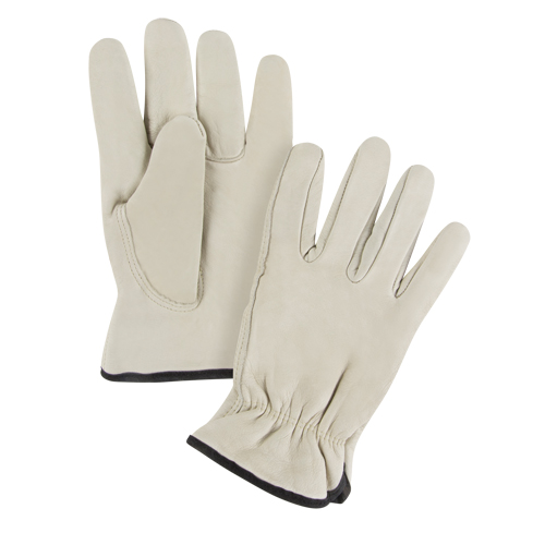 Standard-Duty Winter-Lined Driver's Gloves, 2X-Large, Grain Cowhide Palm, Fleece Inner Lining Ottawa Fastener Supply