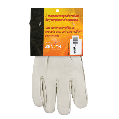 Gants de conducteur doubl&eacute;s pour l'hiver d'usage standard, 2T-Grand, Paume en Cuir fleur de vache, Molleton Ottawa Fastener Supply