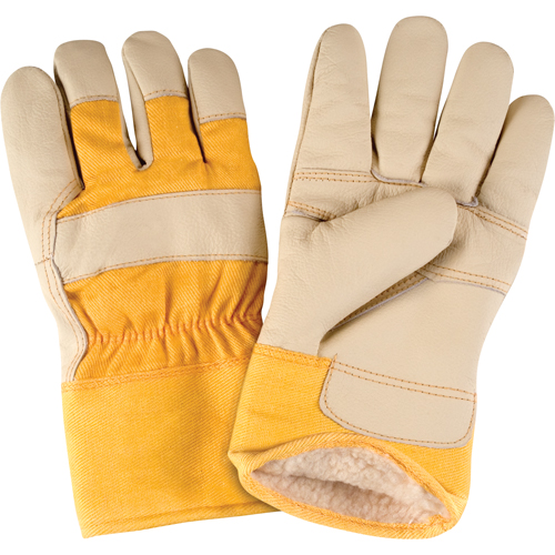 Standard-Duty Winter-Lined Fitters Gloves, Large, Grain Furniture Palm, Boa Inner Lining Ottawa Fastener Supply