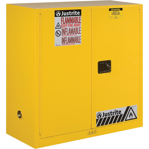 Sure-Grip&reg; Ex Flammable Storage Cabinets, 30 gal., 1 Door, 43" W x 44" H x 18" D Ottawa Fastener Supply