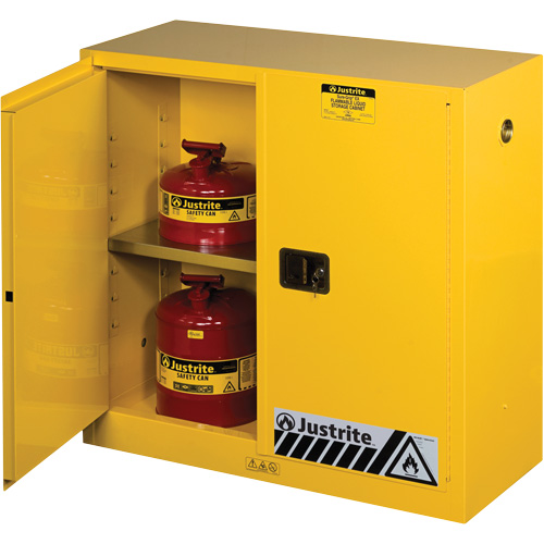 Armoires Sure-Grip EX pour produits inflammables, 30 gal., 2 Porte(s), 43" La x 44" h x 18" p Ottawa Fastener Supply