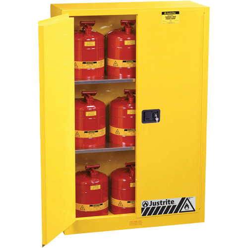 Armoires Sure-Grip EX pour produits inflammables, 45 gal., 2 Porte(s), 43" La x 65" h x 18" p Ottawa Fastener Supply