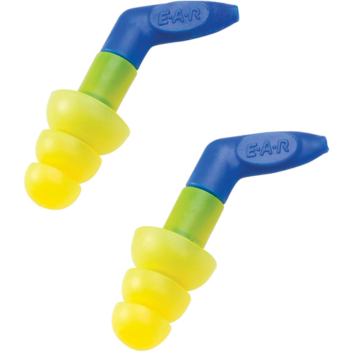 E-A-R UltraFit Reusable Earplugs, Uncorded, Bulk - Polybag, 27 dB NRR, One-Size Ottawa Fastener Supply