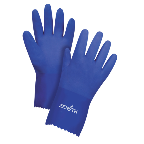 Gants ultra flexible, Taille Grand/9, 12" lo, PVC, Doublure en Interlock, 45 mils Ottawa Fastener Supply