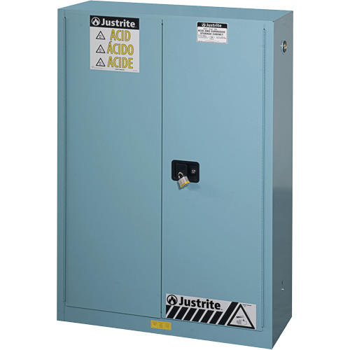 ChemCor&reg; Lined Acid/Corrosive Storage Cabinets, 45 gal., 43" x 65" x 18" Ottawa Fastener Supply