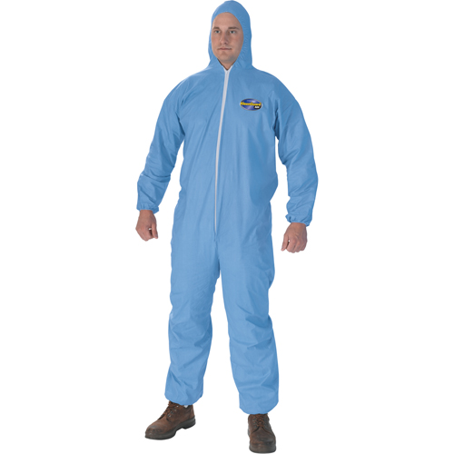 Kleenguard A65 Coveralls, Large, Blue, FR Treated Fabric Ottawa Fastener Supply