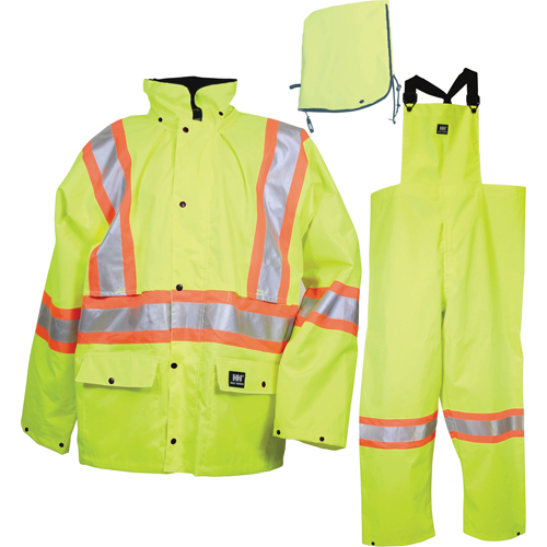 Waverley Packable Storm Suits, Nylon, Small, High Visibility Lime-Yellow Ottawa Fastener Supply