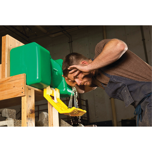 Eyewash Station, Gravity-Fed, 9 gal. Capacity, Meets ANSI Z358.1 Ottawa Fastener Supply