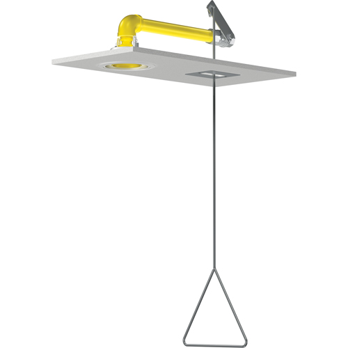 Douches d'urgence &agrave; alimentation horizontale, Montage au plafond Ottawa Fastener Supply