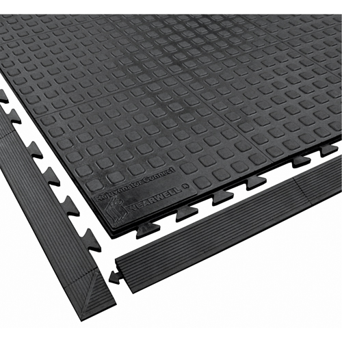 Rejuvenator Connect No. 502 Matting, Polyurethane, 3' W x 3' L, 5/8" Thick, Black Ottawa Fastener Supply