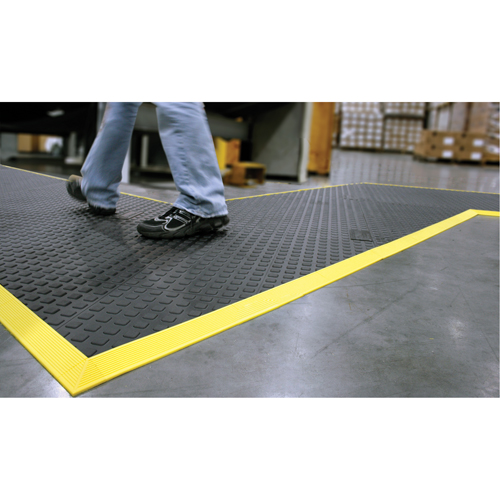 Rejuvenator Connect No. 502 Matting, Polyurethane, 3' W x 3' L, 5/8" Thick, Black Ottawa Fastener Supply