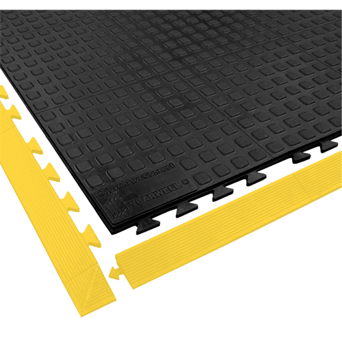 Rejuvenator Connect No. 502 Matting, Polyurethane, 3' W x 3' L, 5/8" Thick, Black Ottawa Fastener Supply