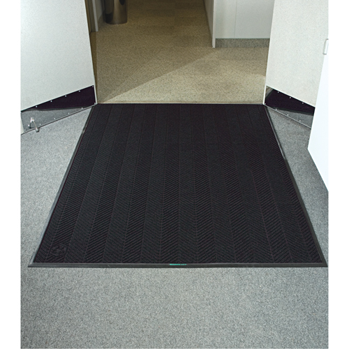 Tapis Waterhog Eco Elite, Essuie-pieds/grattoir, 3' x 5' x 3/8", Fum&eacute;e noire Ottawa Fastener Supply