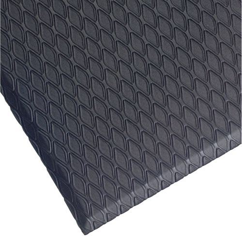 Tapis Cushion Max, Losange, 3' x 12' x 5/8", Charbon, Nitrile/PVC Ottawa Fastener Supply
