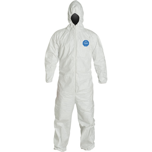 Hooded Coveralls, 2X-Large, White, Tyvek&reg; 400 Ottawa Fastener Supply