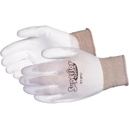 Superior Touch&reg; Coated Gloves, 7/Small, Polyurethane Coating, 13 Gauge, Nylon Shell Ottawa Fastener Supply