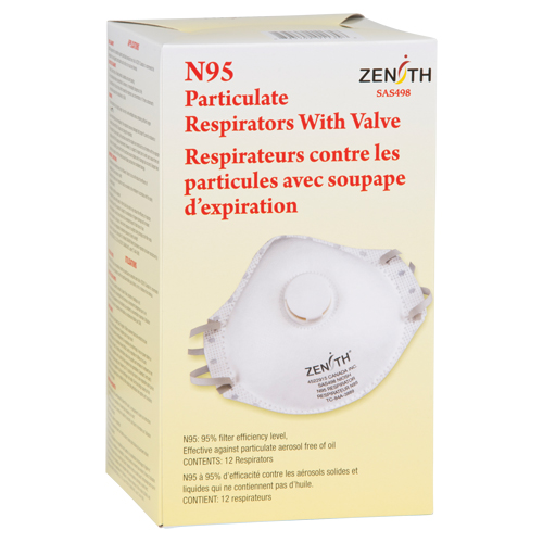 Respirateur contre les particules, N95, Certifi&eacute; NIOSH, Moyen/grand Ottawa Fastener Supply