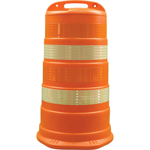 Trailboss Channelizer Drums, 41.27" High, Orange Ottawa Fastener Supply