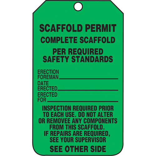 Inspection Tags, Cardstock, 3-1/8" W x 5-7/8" H, English Ottawa Fastener Supply