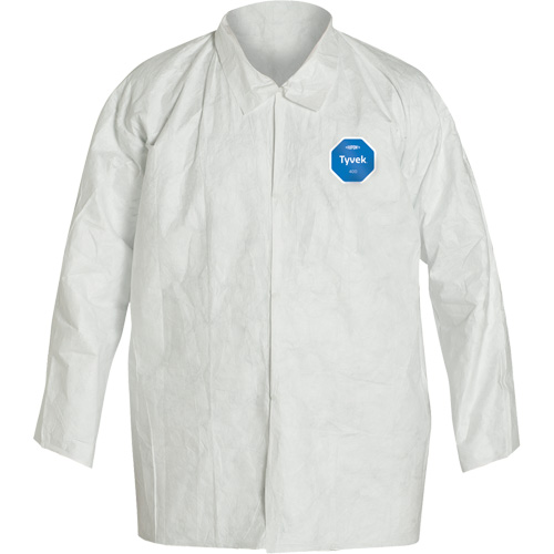 Shirt, Tyvek&reg; 400, 2X-Large, White Ottawa Fastener Supply
