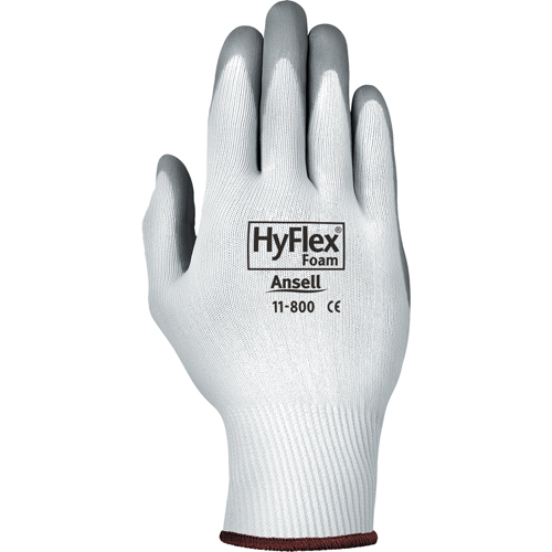 Gants Hyflex 11-800, 7/Petit, R&ecirc;vetement Mousse de nitrile, Calibre 15, Enveloppe en Nylon Ottawa Fastener Supply