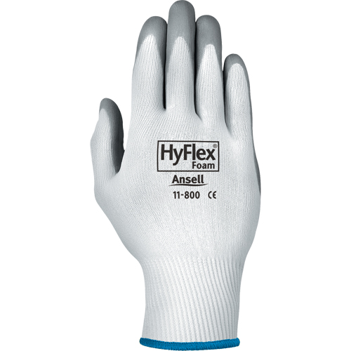 Gants Hyflex 11-800, 11/2T-Grand, R&ecirc;vetement Mousse de nitrile, Calibre 15, Enveloppe en Nylon Ottawa Fastener Supply