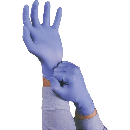 Gants TouchNTuff 92-675, T-Grand, Nitrile, 5 mils, Sans poudre, Bleu Ottawa Fastener Supply