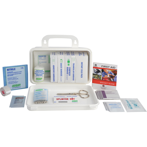 Ontario Specialty Kit - Truck First Aid Kit, Class 1 Medical Device, Metal Box Ottawa Fastener Supply