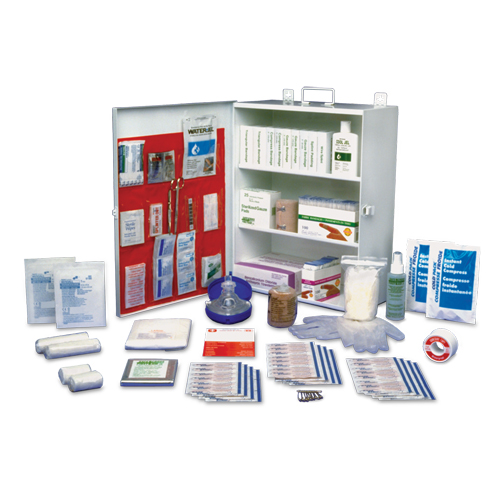 Ontario Workplace Standard First Aid Kit, Class 1 Medical Device, Metal Box Ottawa Fastener Supply