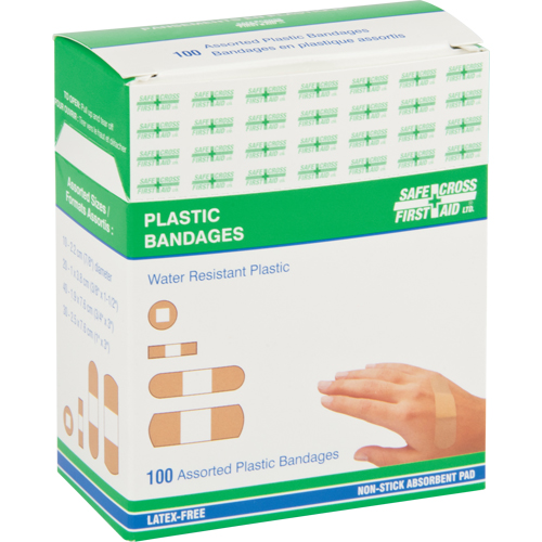 Bandages, Assorti, Plastique, St&eacute;rile Ottawa Fastener Supply