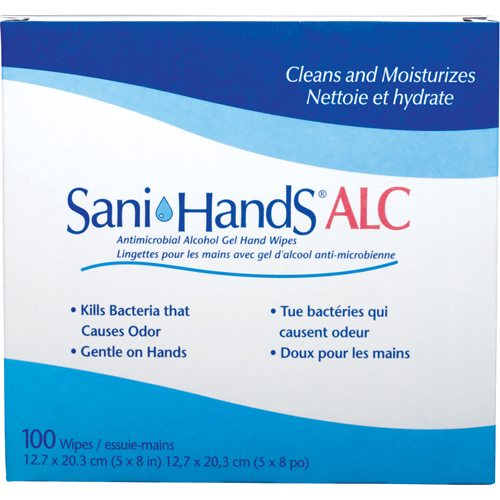 Sani-Hands&reg; ALC Antimicrobial Hand Wipes, Packet Ottawa Fastener Supply
