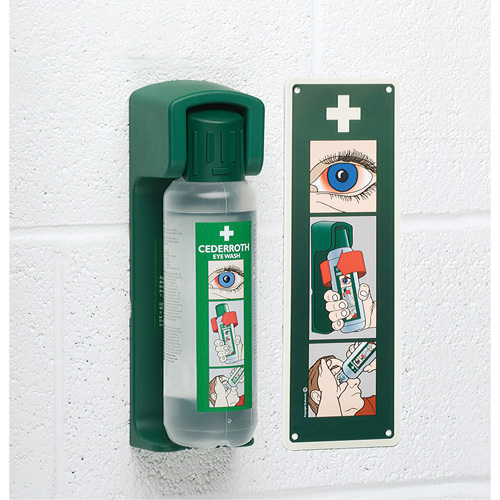 Support mural pour solution ophtalmique Cederroth Ottawa Fastener Supply