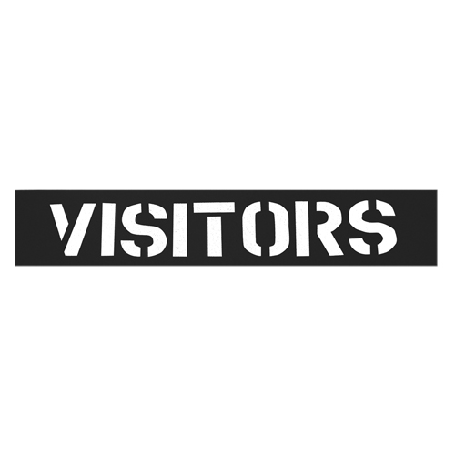 Parking Lot Stencils, English, 12" Ottawa Fastener Supply