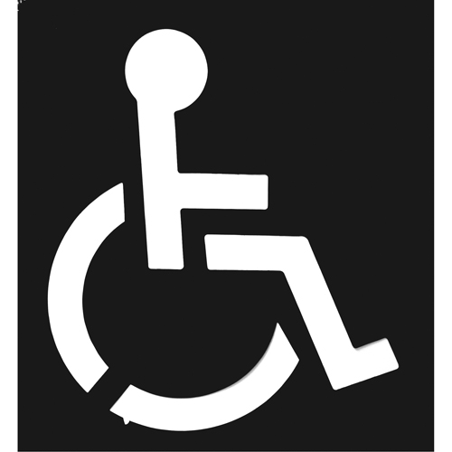 Parking Lot Stencils, English, 37" x 43" Ottawa Fastener Supply