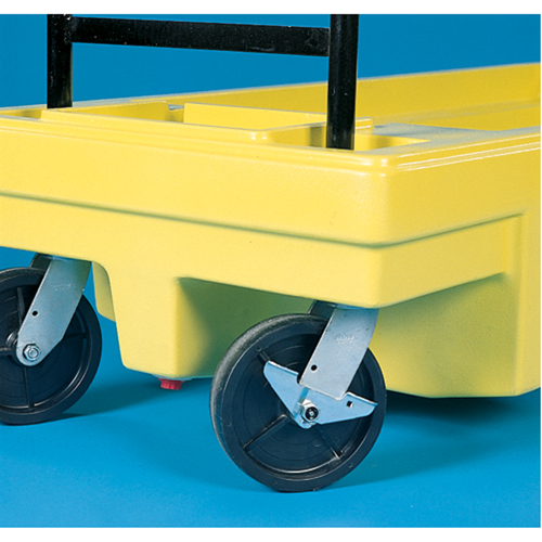Poly-Spillcart Cart, 66.5" L x 29" W x 43.9" H, 57 US gal. Spill Cap. Ottawa Fastener Supply