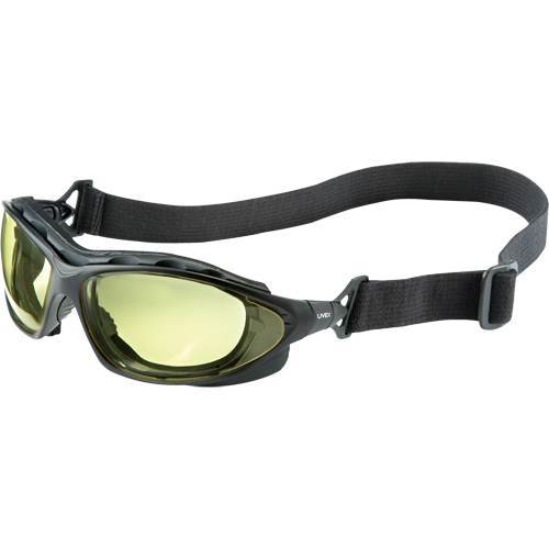 Lunettes de s&eacute;curit&eacute; &agrave; coques Uvex HydroShield Seismic, Lentille Ambr&eacute;e, Antibu&eacute;e/Anti-&eacute;gratignures, Ventilation Ferm&eacute; Ottawa Fastener Supply