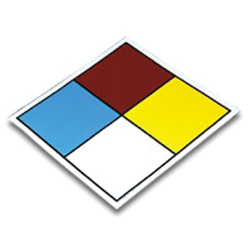 Blank NFPA Safety Placard, Vinyl Ottawa Fastener Supply