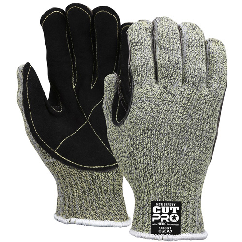 Hero Cut Resistant Gloves, Size Small/7, 7 Gauge, HDPE/Kevlar&reg;/Stainless Steel Shell, ANSI/ISEA 105 Level 4 Ottawa Fastener Supply