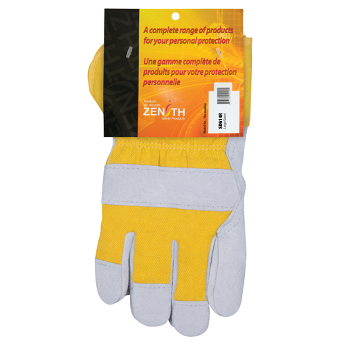 Gants d'ajusteur doubl&eacute;s pour l'hiver, Grand, Paume en Cuir de vache refendu, Doublure en Boa Ottawa Fastener Supply