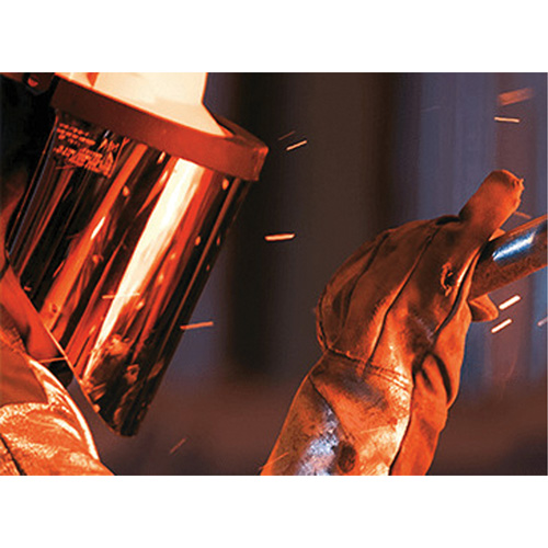 Harnais de t&ecirc;te avec visi&egrave;re, Polycarbonate, Suspension Rochet Ottawa Fastener Supply