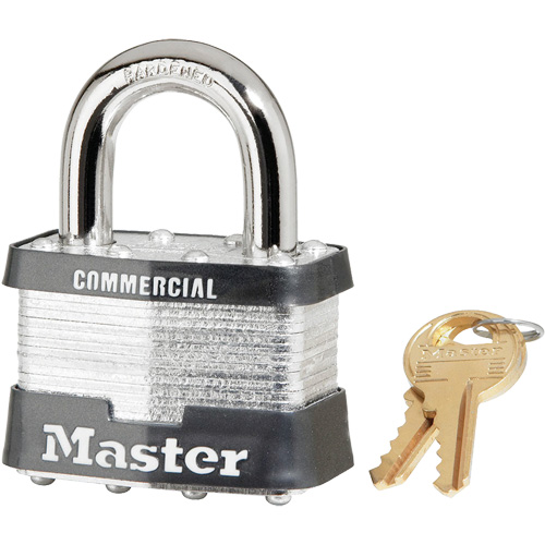 Cadenas lamin&eacute;, Argent, Cl&eacute;s identiques, Acier lamin&eacute;, Largeur de 2" Ottawa Fastener Supply