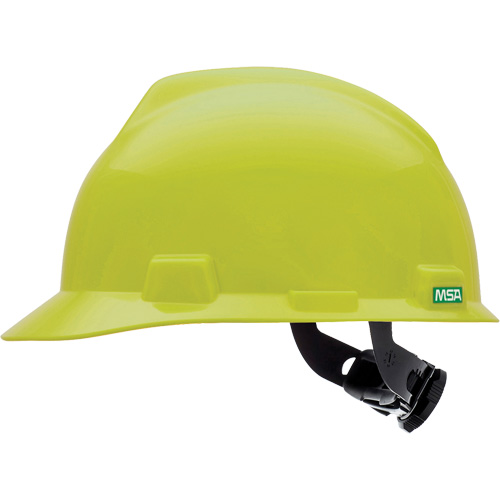 Casques de protection V-Gard &agrave; suspension Fas-Trac, R&eacute;pond aux normes CSA type 1, Suspension Rochet, Non ventil&eacute; Ottawa Fastener Supply