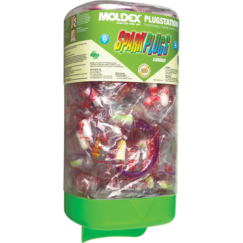 PlugStation&reg; with Corded SparkPlugs&reg; Earplugs Ottawa Fastener Supply