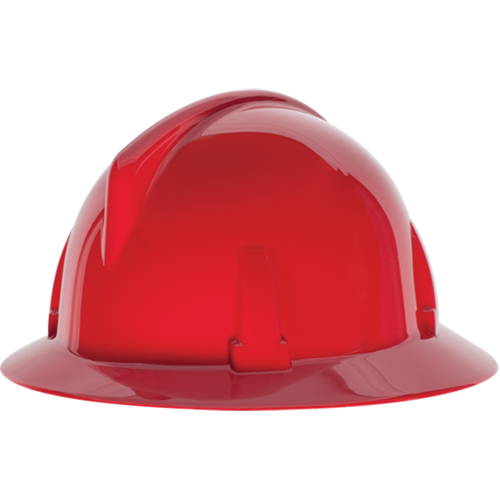 Casques de s&eacute;curit&eacute; &agrave; bordure compl&egrave;te TopGard, R&eacute;pond aux normes CSA type 1, Suspension Rochet, Non ventil&eacute; Ottawa Fastener Supply