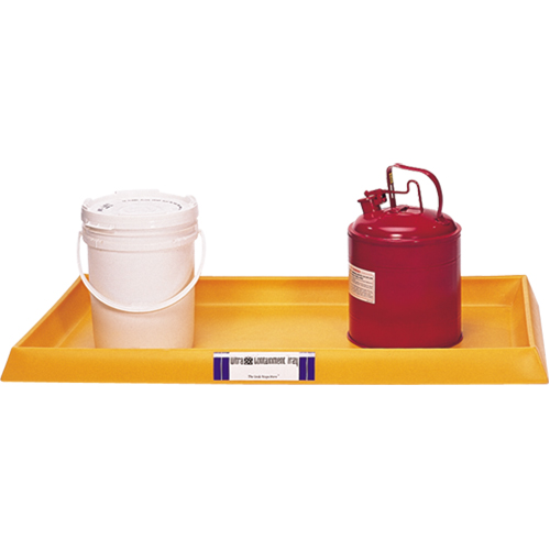 Ultra-Containment Tray&reg;, 54" L x 29.8" W x 3.5" H, 16.5 US gal. Spill Capacity Ottawa Fastener Supply